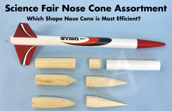 Avion Nose Cone Science Fair Kit (24mm) 3 Avion Nose Cone Science Fair Kit (24mm)